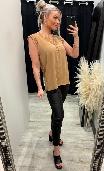 Sasha top - camel