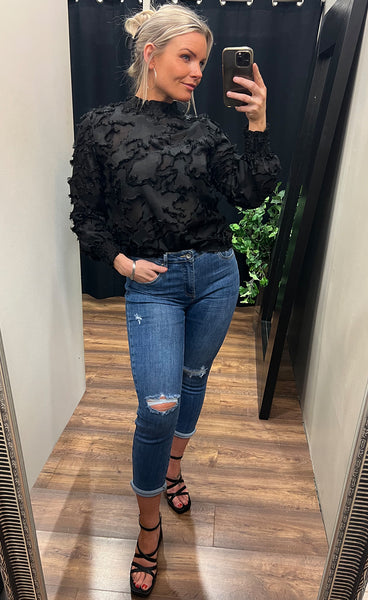 Uma blouse - black