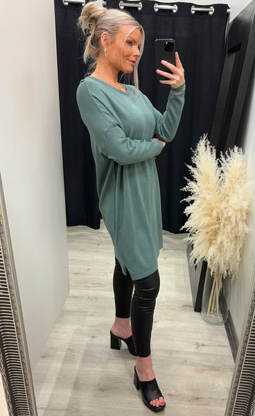 Blume tunic 2 - sage green