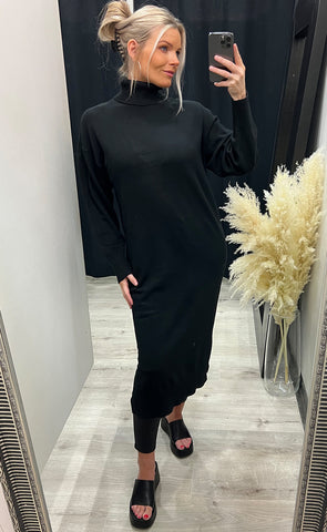 Odanna rachelle dress - black