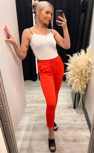 Kate pants - poppy red