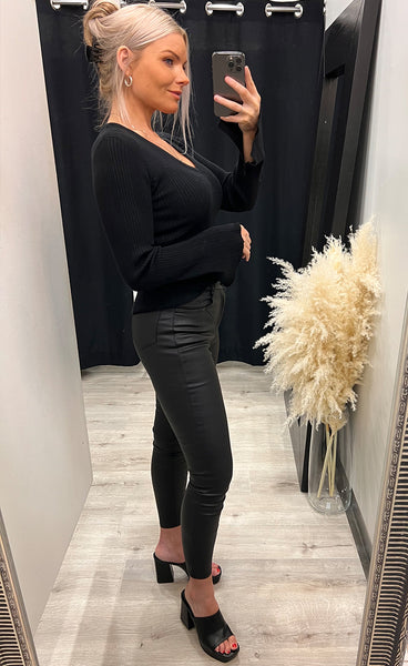 Vendela rachelle pullover - black