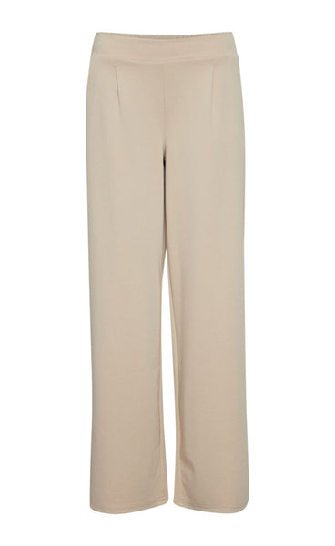 Kate long wide pants - doeskin