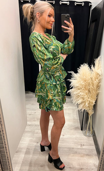 Daniela dress - green mix