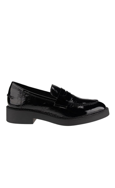 EG N°4 mokkasínur - black patent