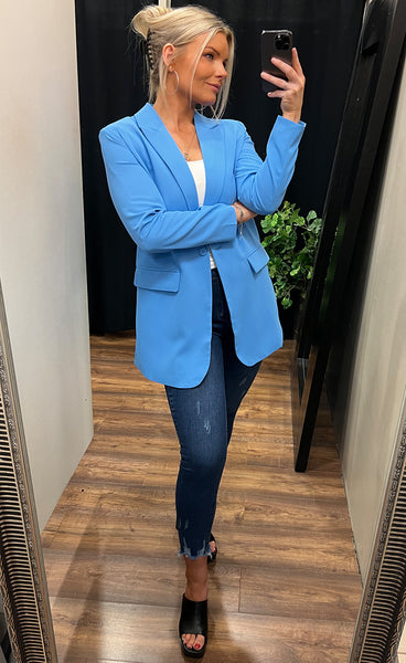 Vagna blazer - azure blue